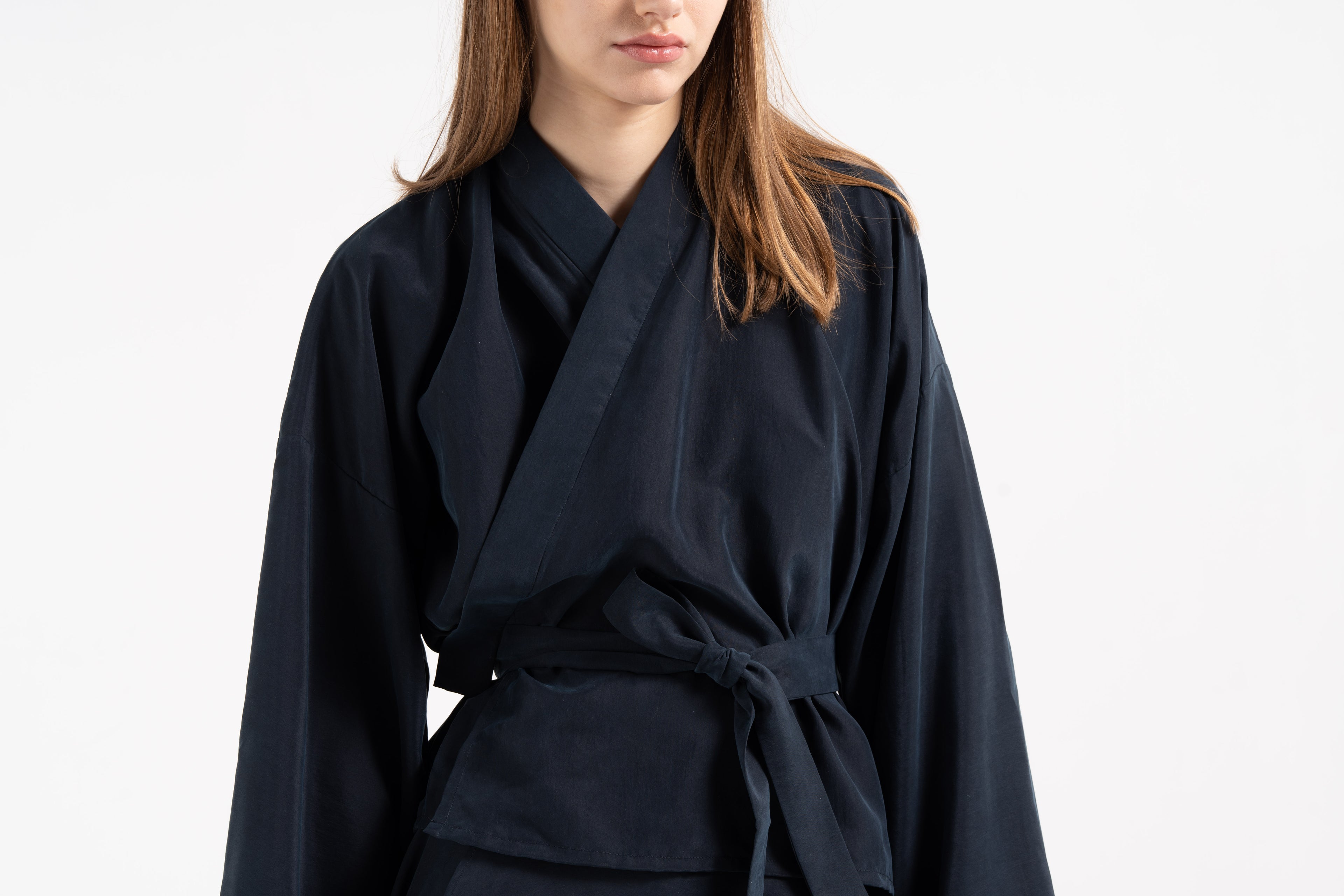 SILK BALLERINA WRAP SKIRT image 8