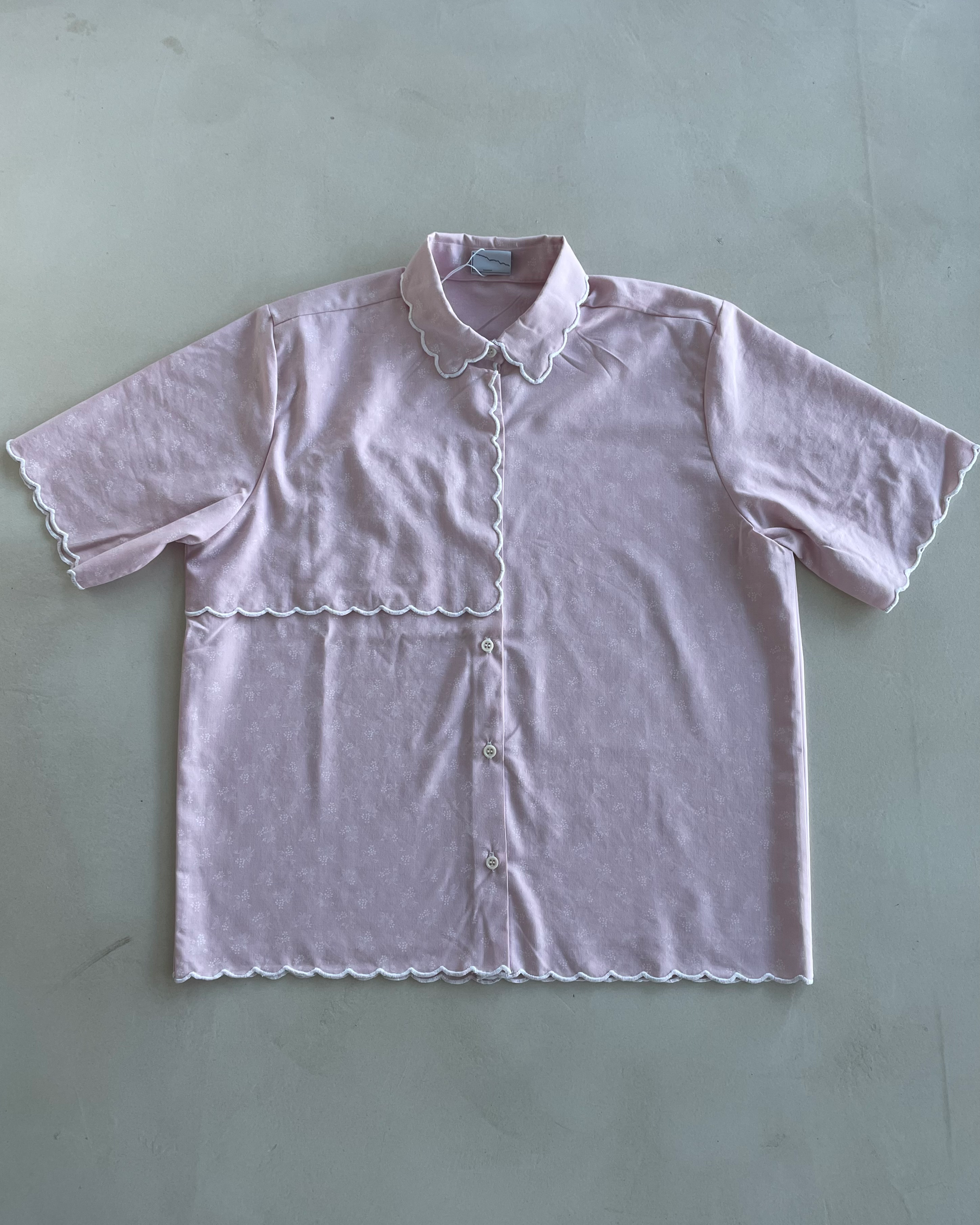 PINK FLOWERS SHIRT image 0