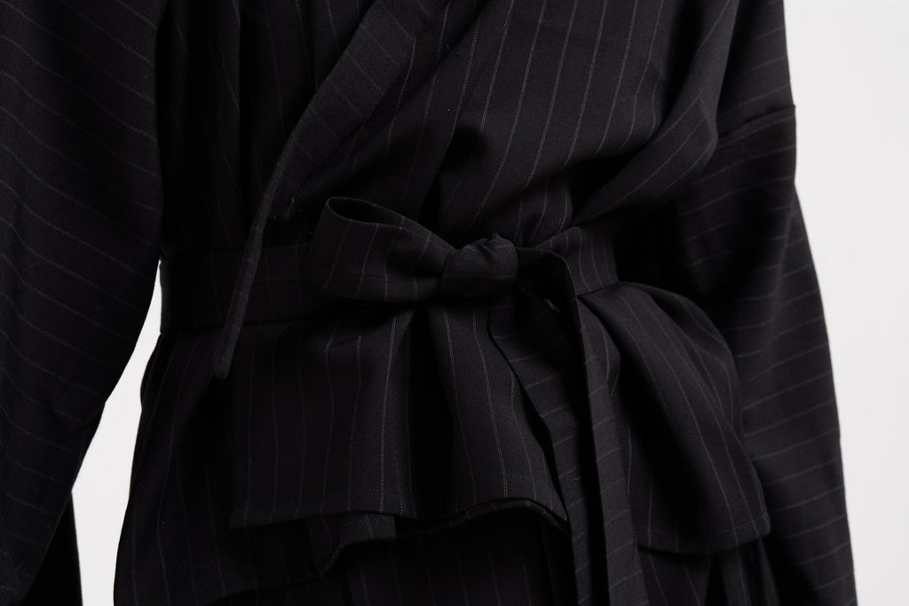HIGH WAIST TROUSERS WITH PLEATS image 3