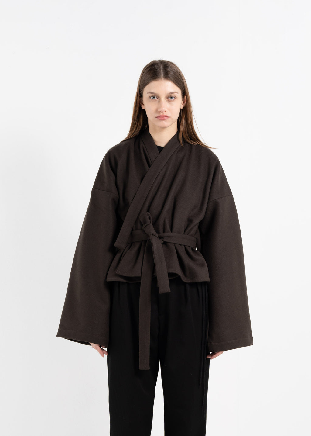 THICK WOOL KIMONO image 3