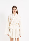 OFF-WHITE WOOL KIMONO image 0