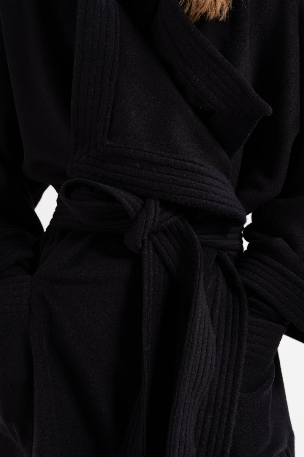BROWN KIMONO COAT image 14