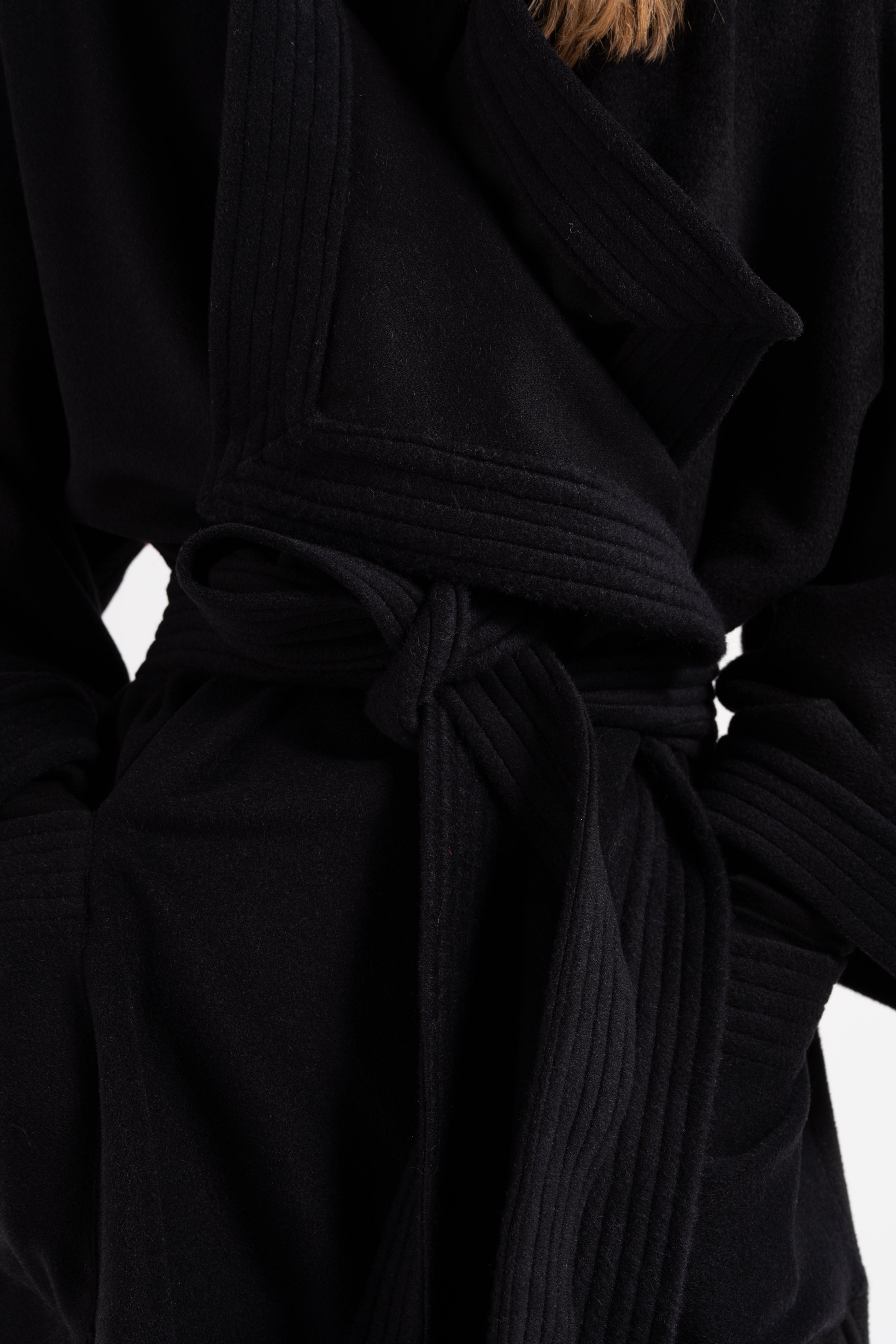 BROWN KIMONO COAT image 14