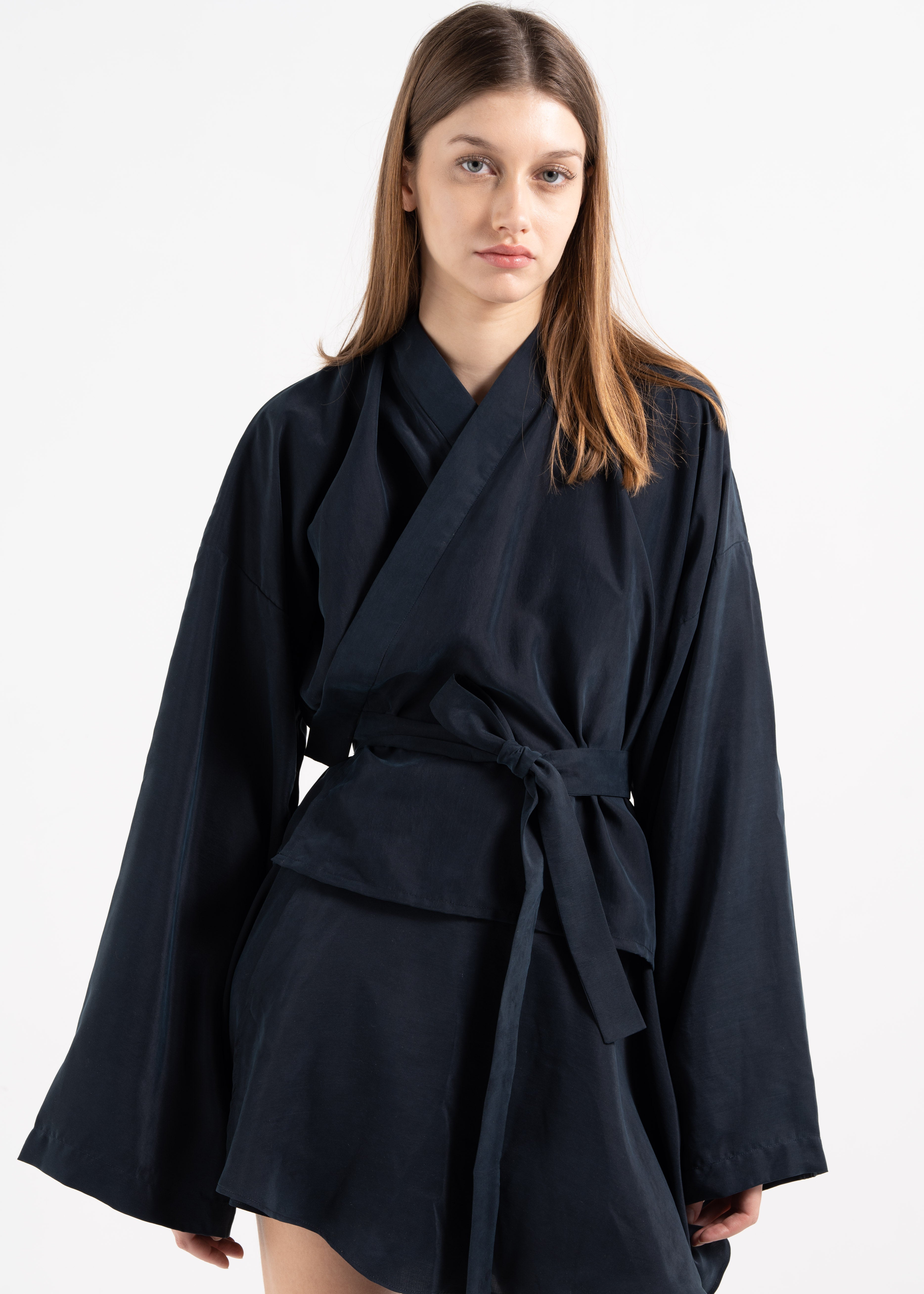 SILK BALLERINA WRAP SKIRT image 12