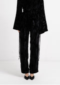 PANTALON EN VELOURS FRAPPÉ