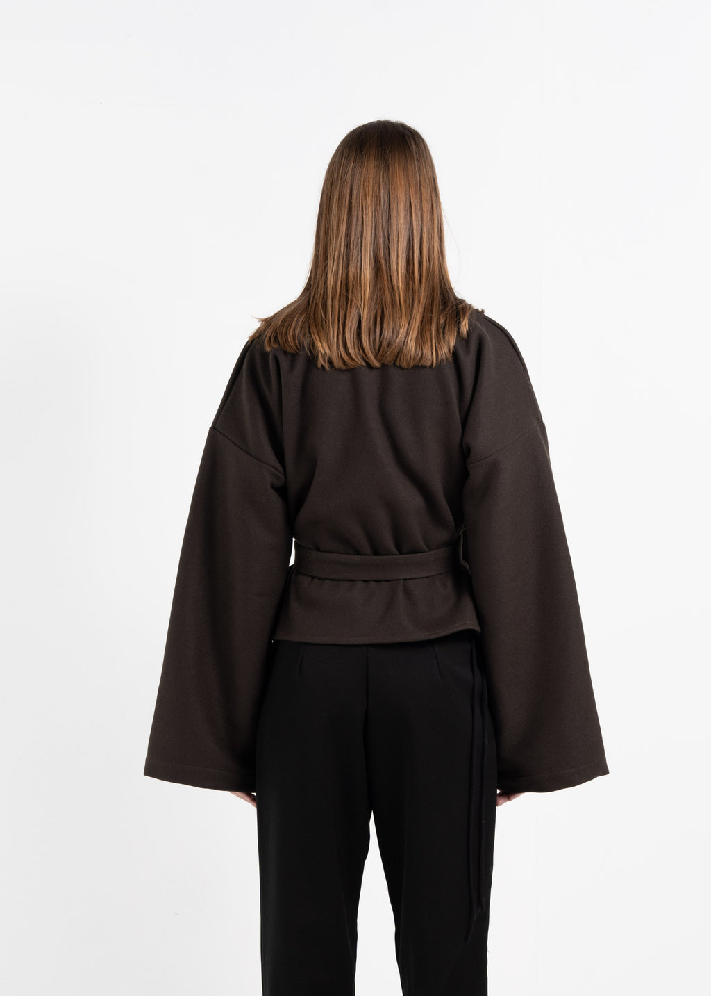 THICK WOOL KIMONO image 4