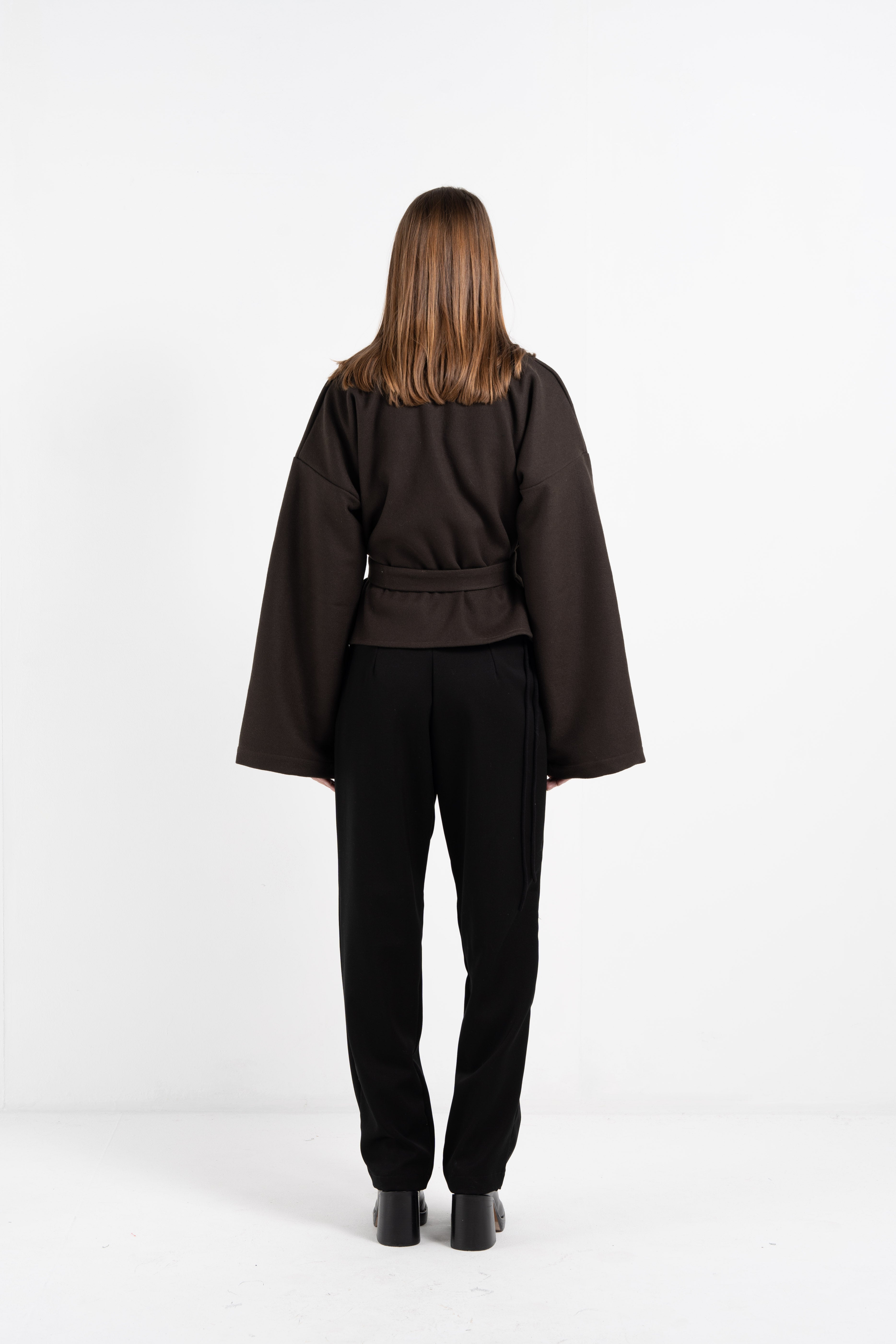 THICK WOOL KIMONO image 4