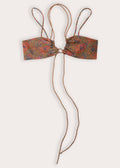 TIETOP BROWN FLOWERS image 0