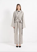 SILK ELASTICATED WAIST TROUSERS image 4