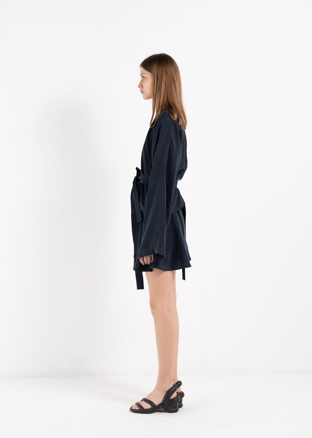 SILK BALLERINA WRAP SKIRT image 9