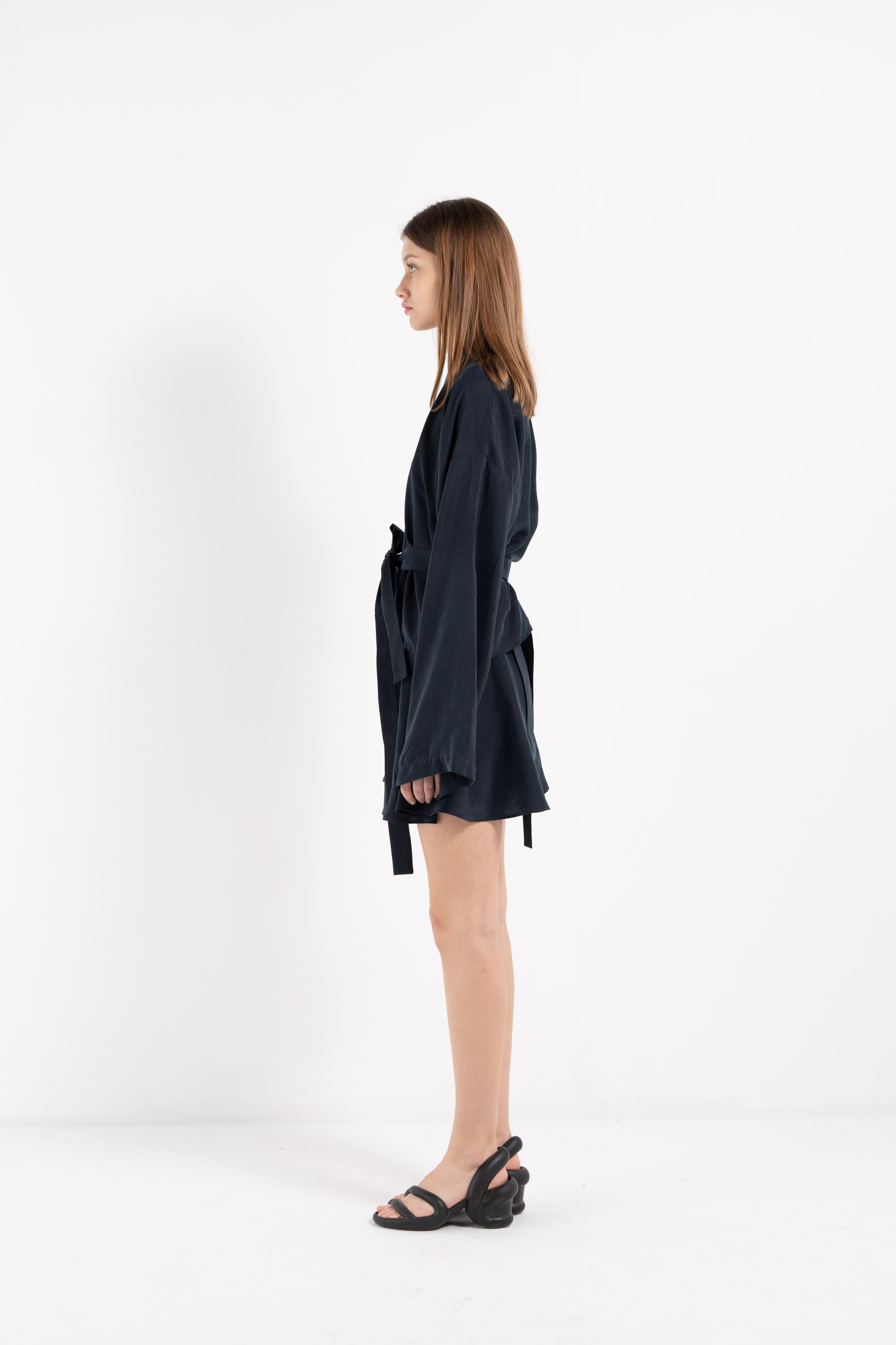 SILK BALLERINA WRAP SKIRT image 9