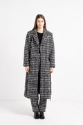 LONG COAT WITH TAILORED COLLAR image 0