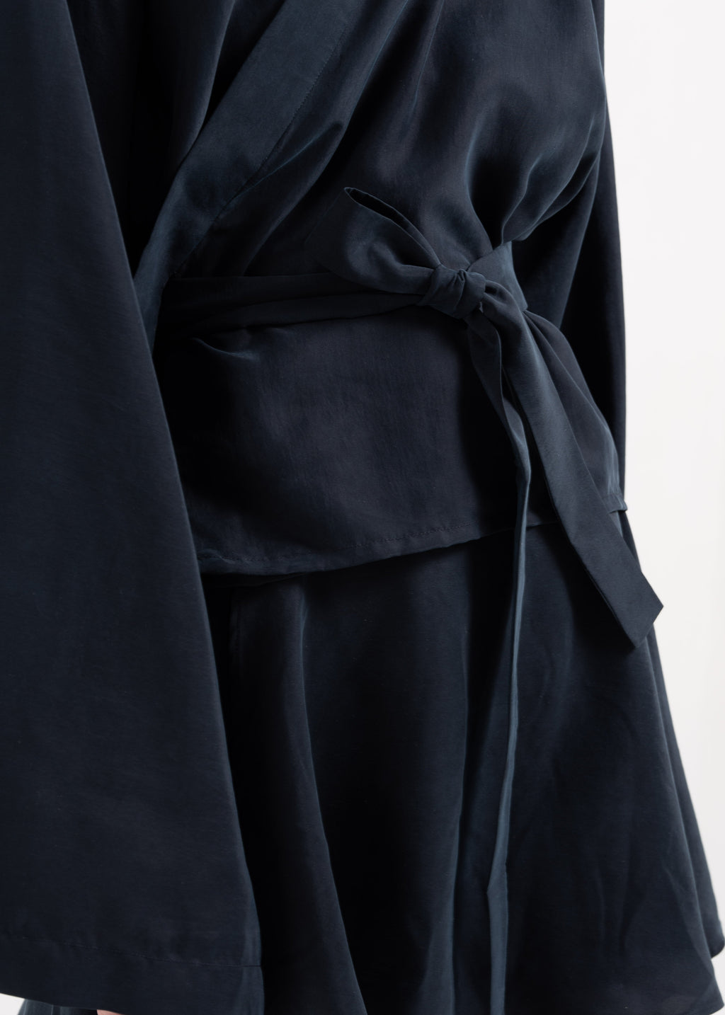 SILK BALLERINA WRAP SKIRT image 13
