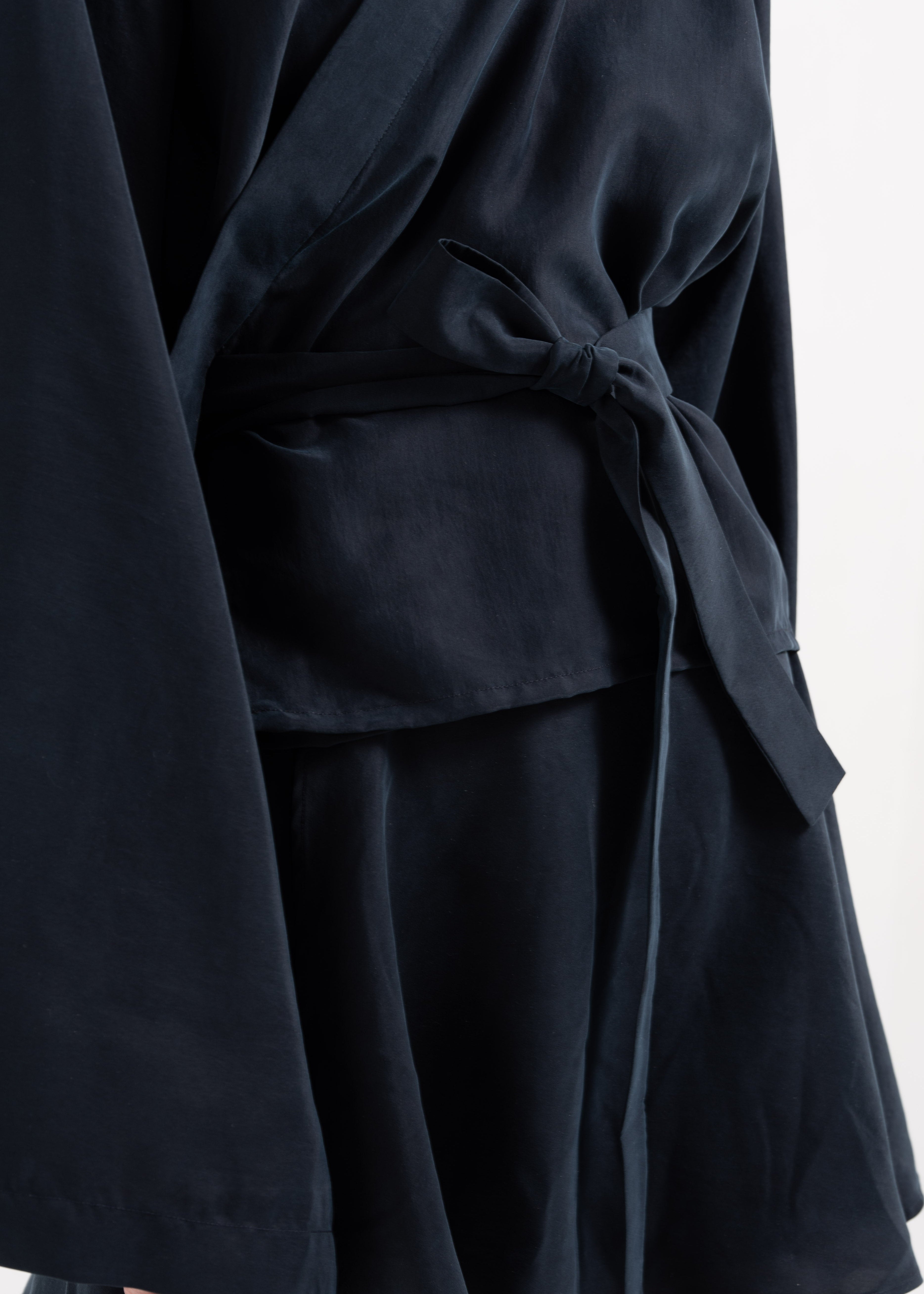SILK BALLERINA WRAP SKIRT image 13